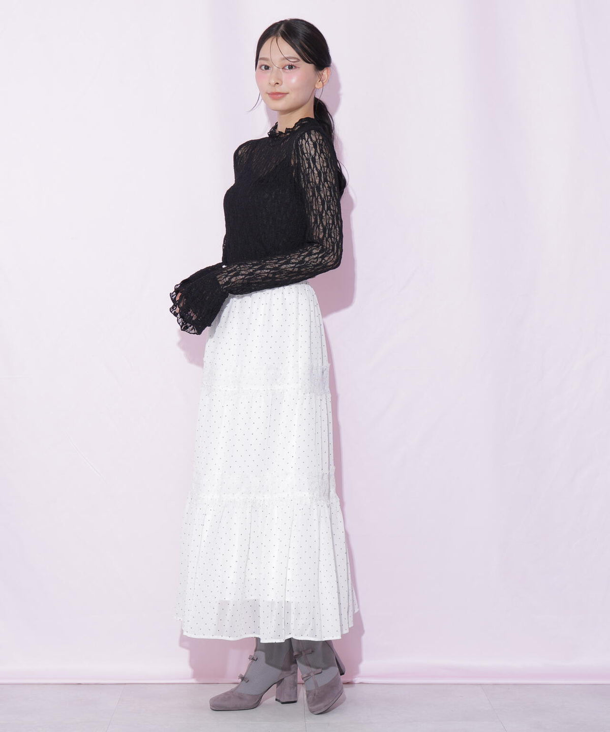 162cm 着用サイズ:FR