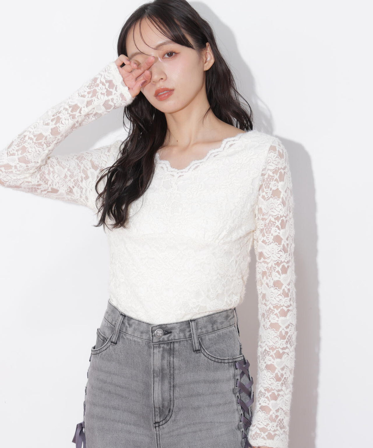 160cm 着用サイズ:FR