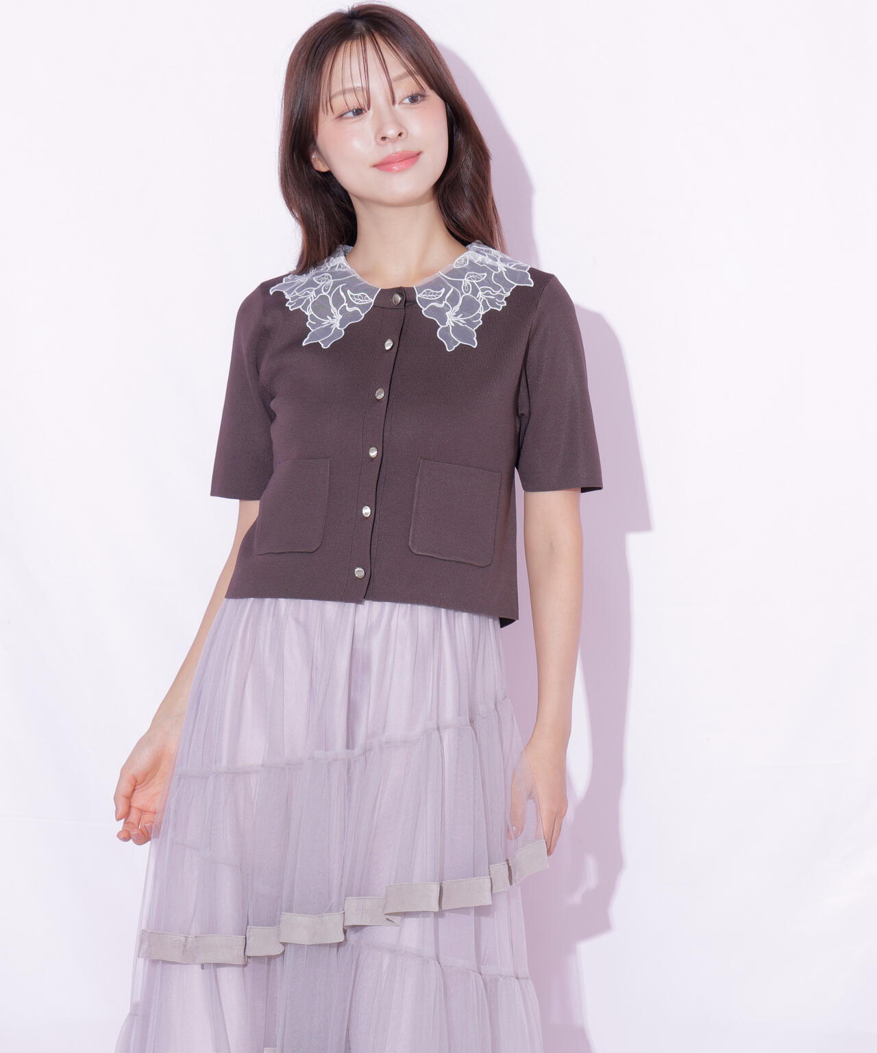 161cm 着用サイズ:FR