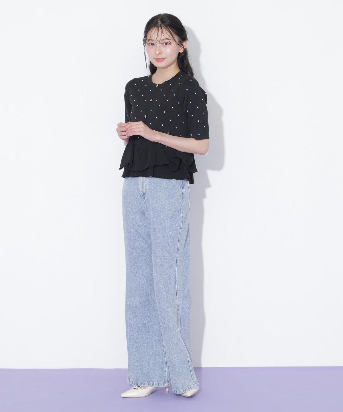 162cm 着用サイズ:FR