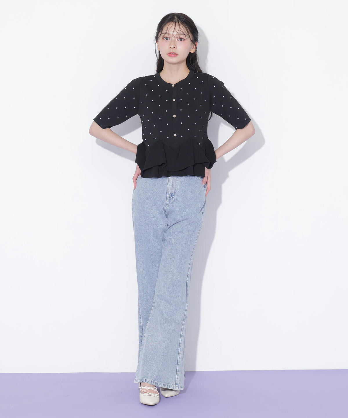 162cm 着用サイズ:FR