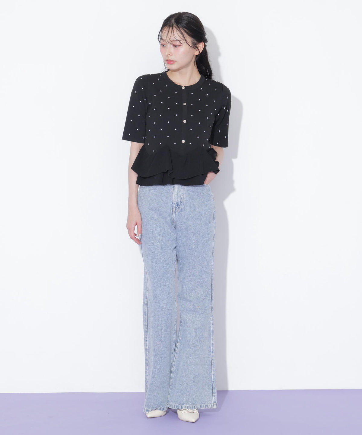 162cm 着用サイズ:FR