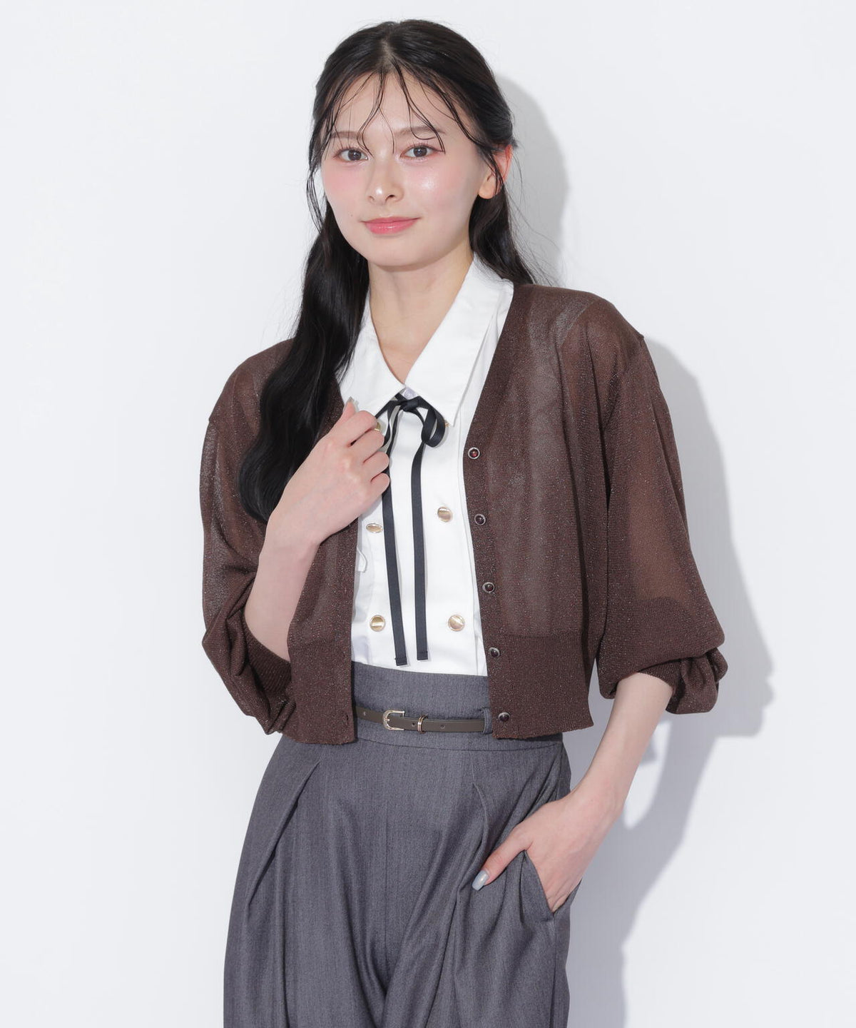 162cm 着用サイズ:FR