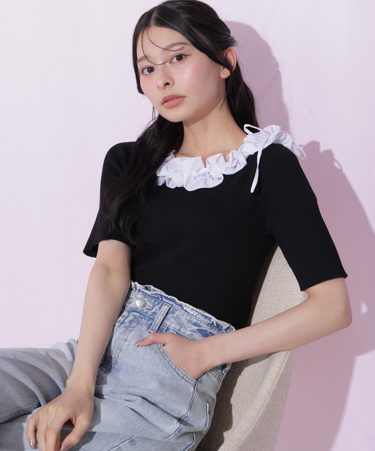 162cm 着用サイズ:FR
