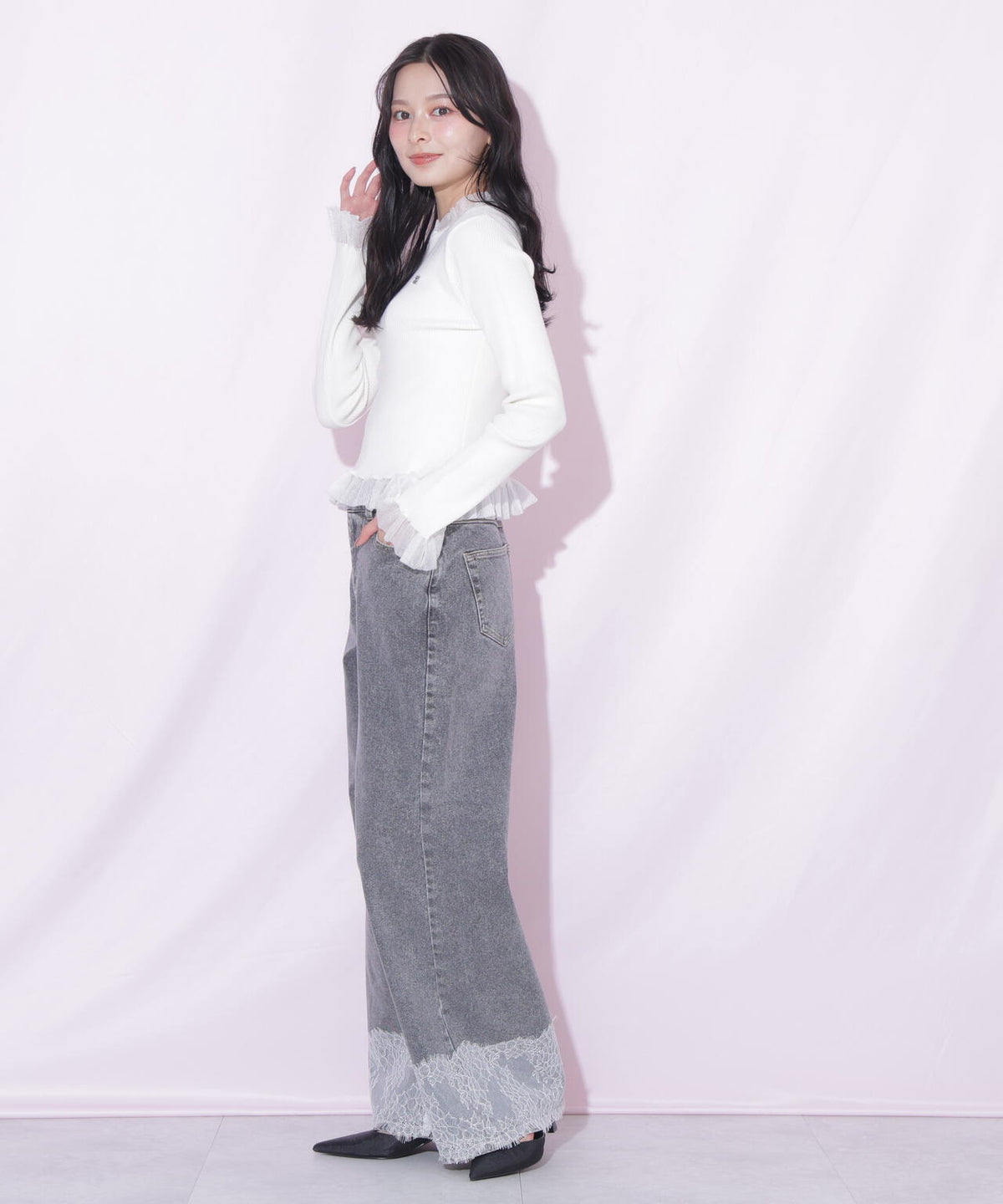 162cm 着用サイズ:FR