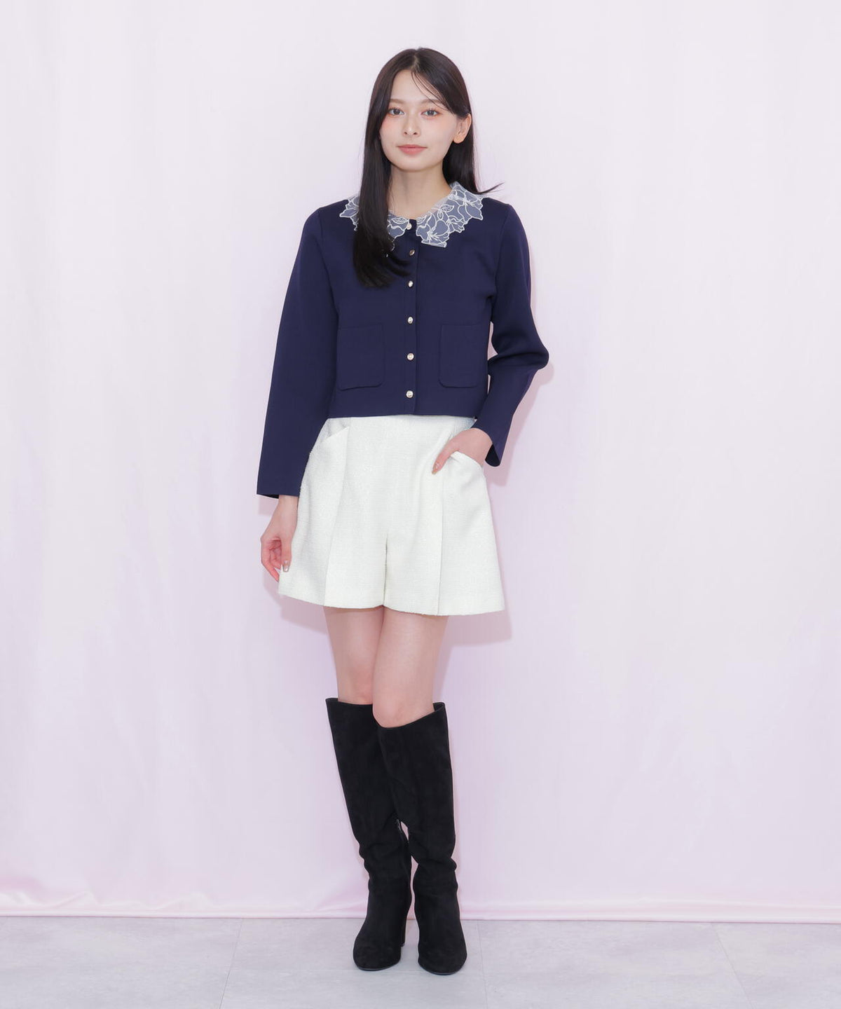 162cm 着用サイズ:FR