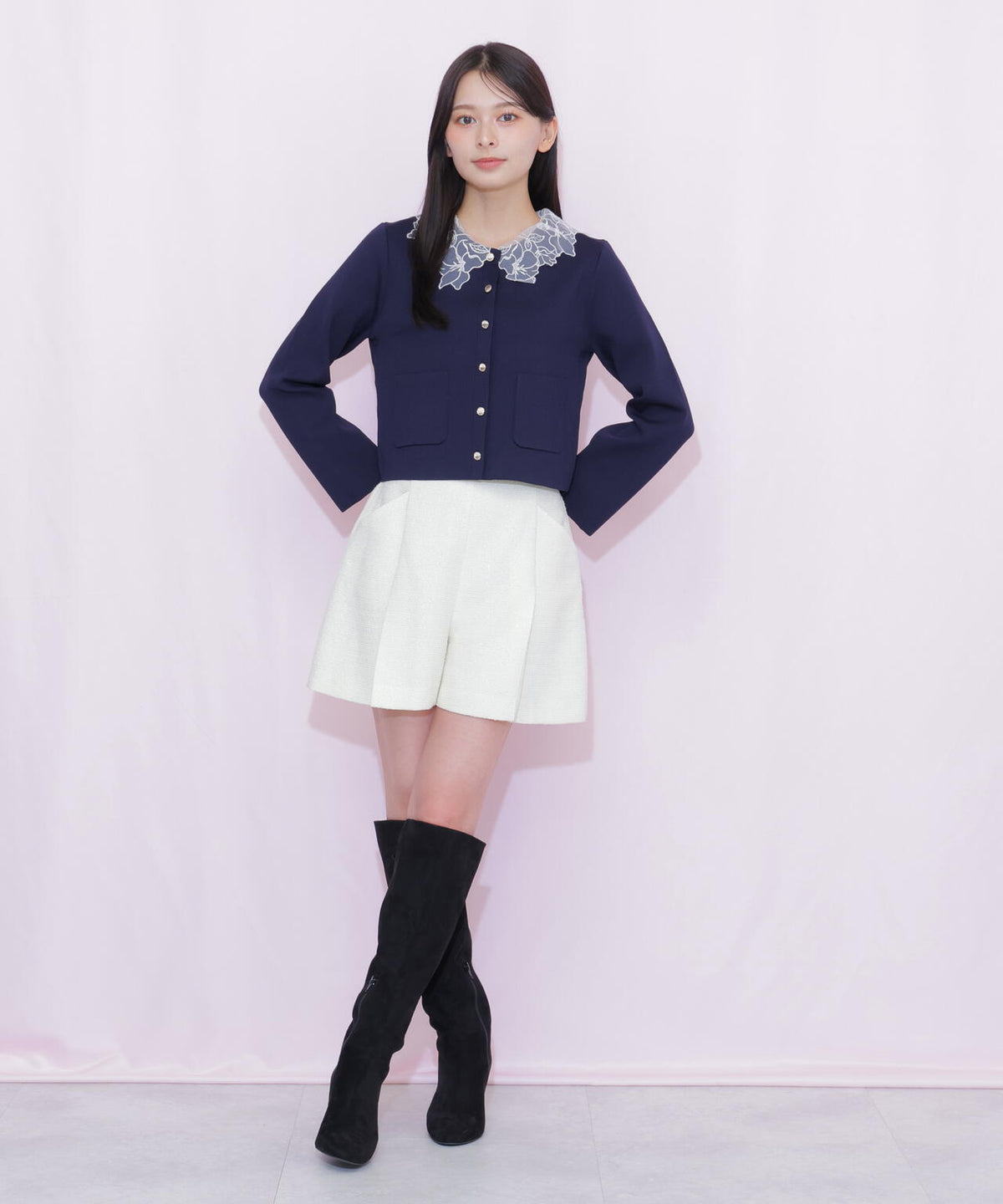 162cm 着用サイズ:FR