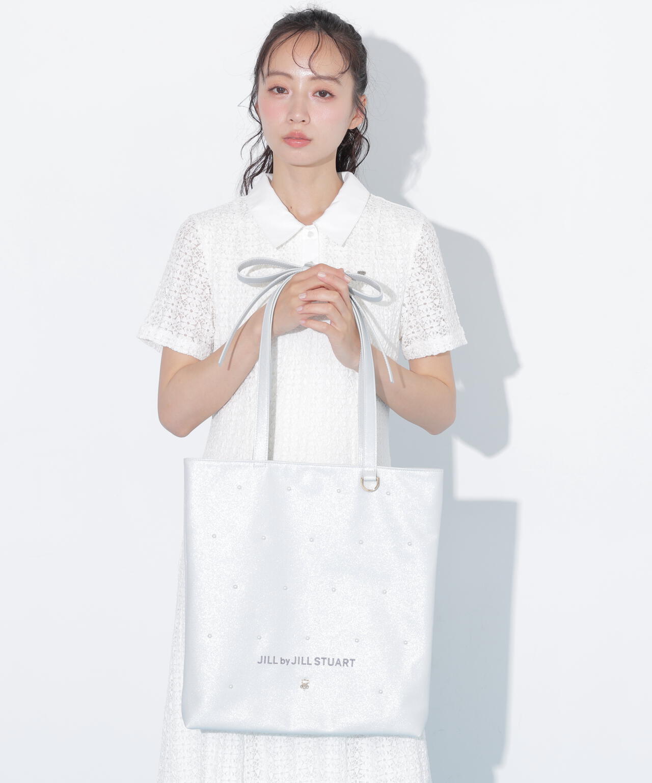 【6/12 10:00~6/15 SPECIAL COUPON 対象商品】リボンハンドルトートバッグ