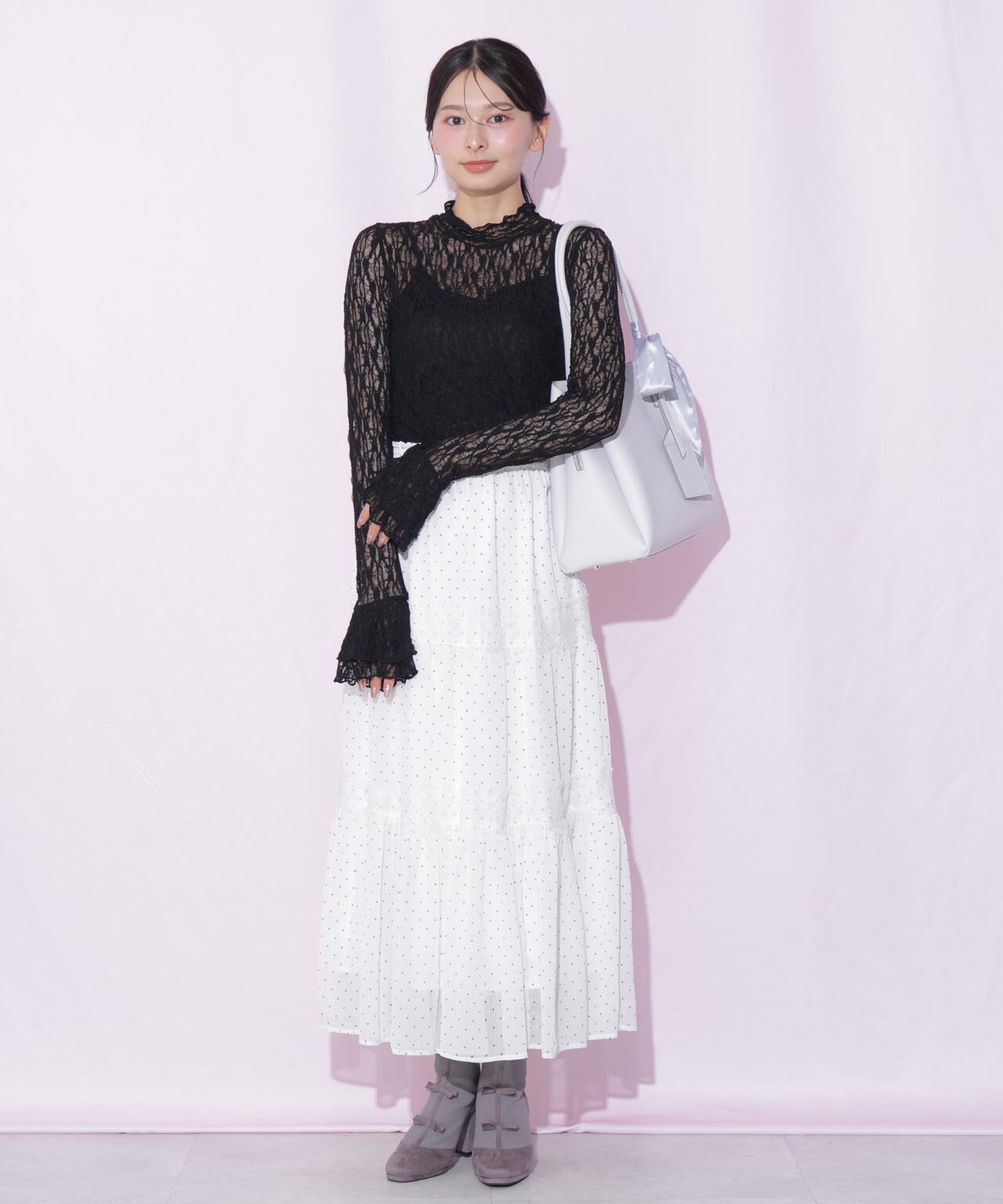 162cm 着用サイズ:FR