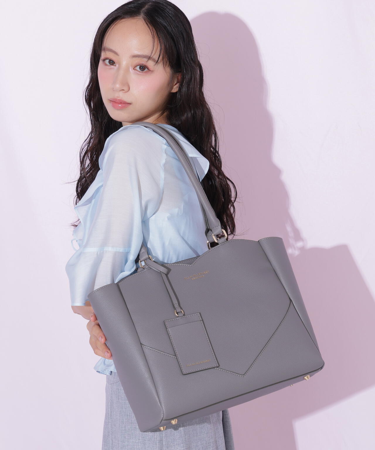 ハートカッティングA4トートバッグ