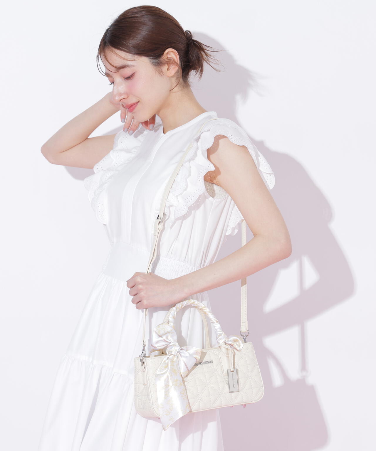 【6/12 10:00~6/15 SPECIAL COUPON 対象商品】スカーフキルティングトート