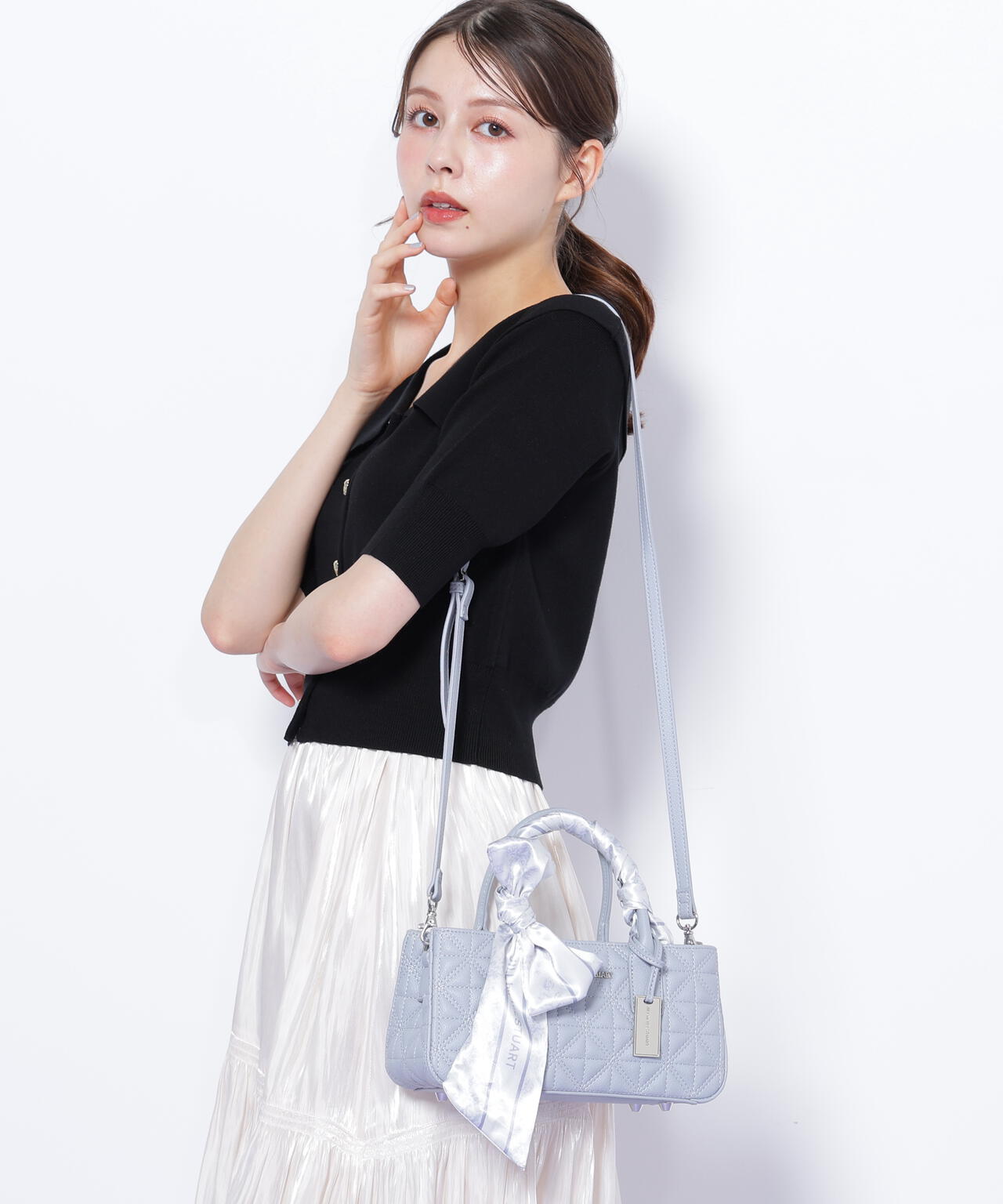 【6/12 10:00~6/15 SPECIAL COUPON 対象商品】スカーフキルティングトート