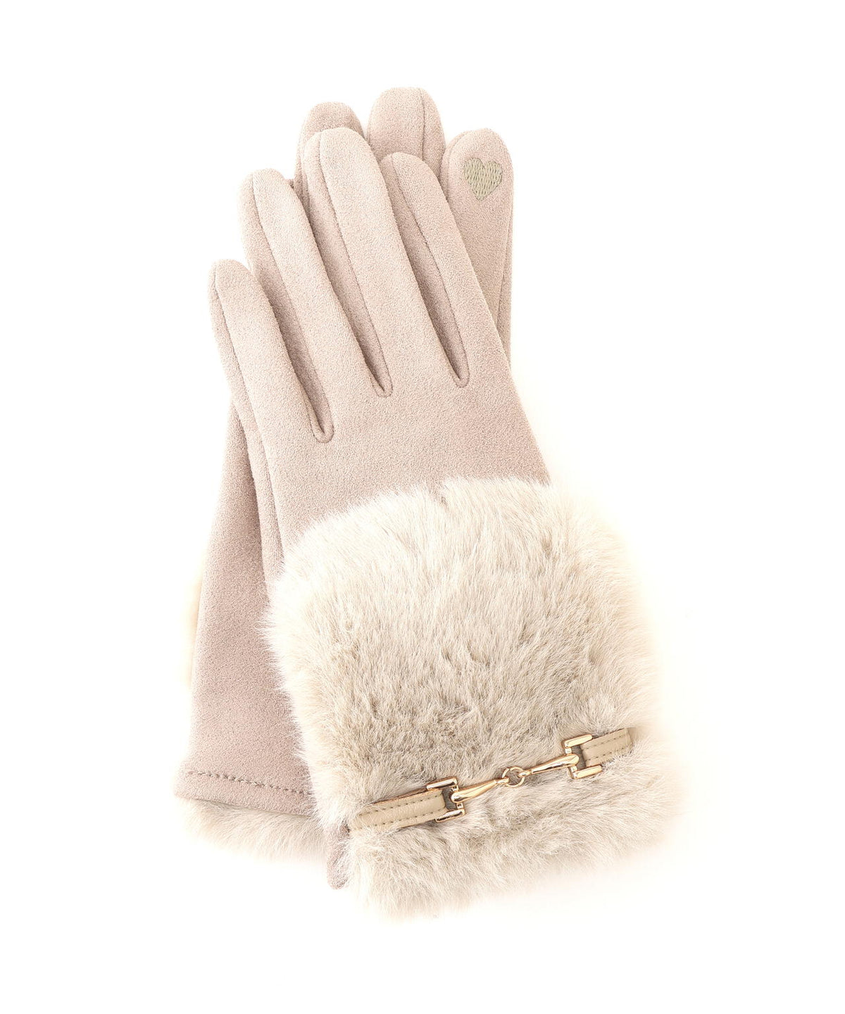 ビット付きフェイクファーグローブ