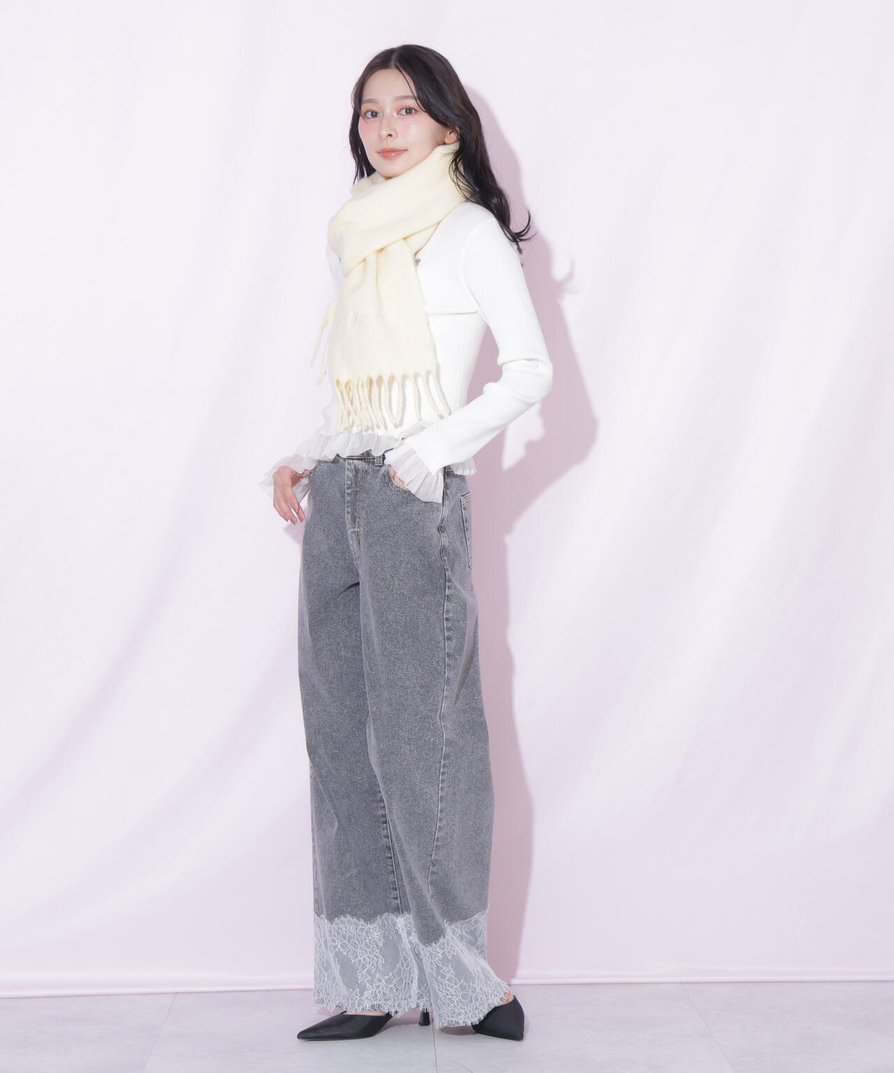 162cm 着用サイズ:FR