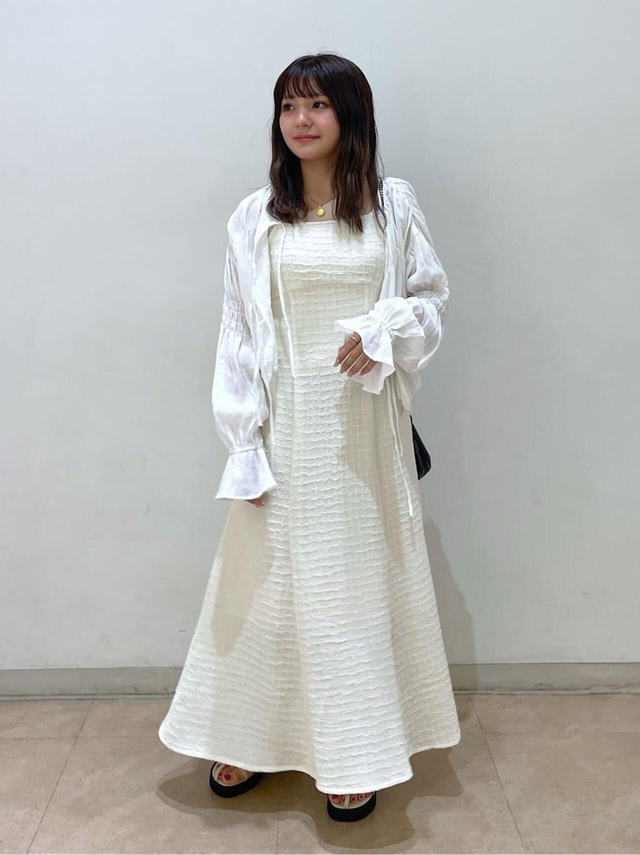【3サイズ展開XS-M】ぽこぽこチェックマーメイドキャミワンピース【低身長サイズ有】