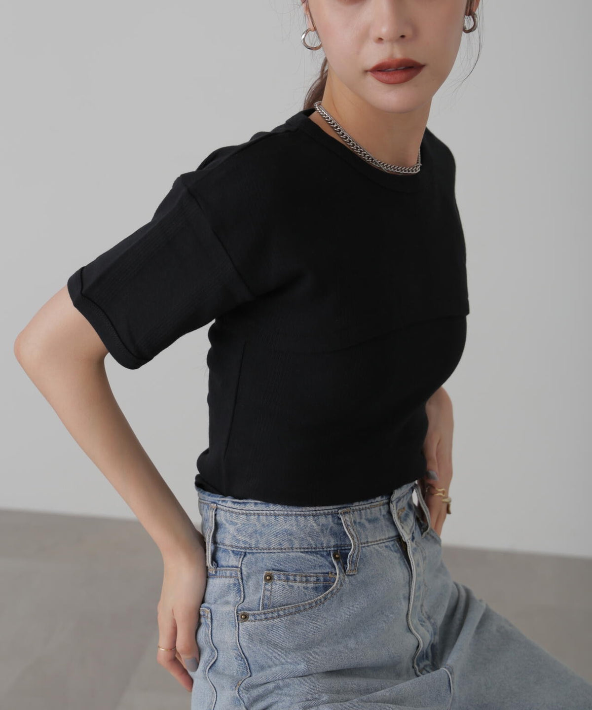 Miller ショート丈Tシャツ