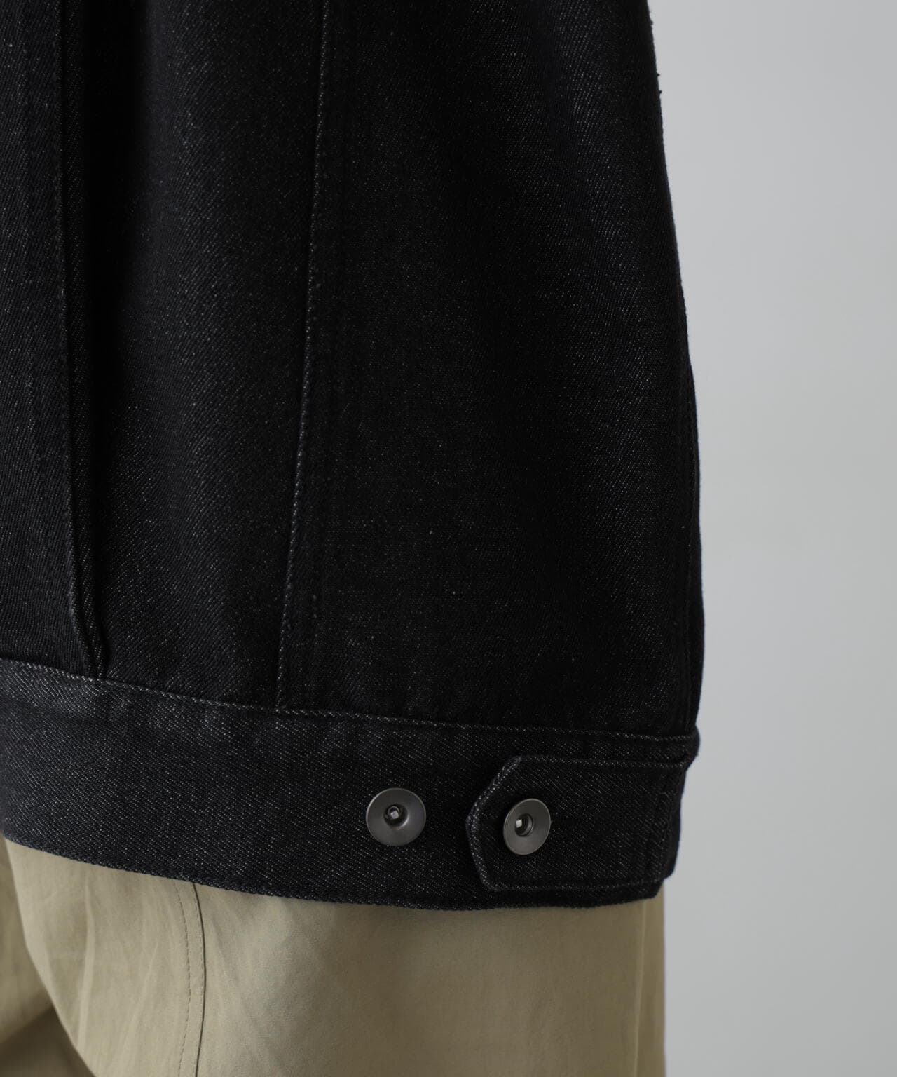 ミドル丈デニムベスト