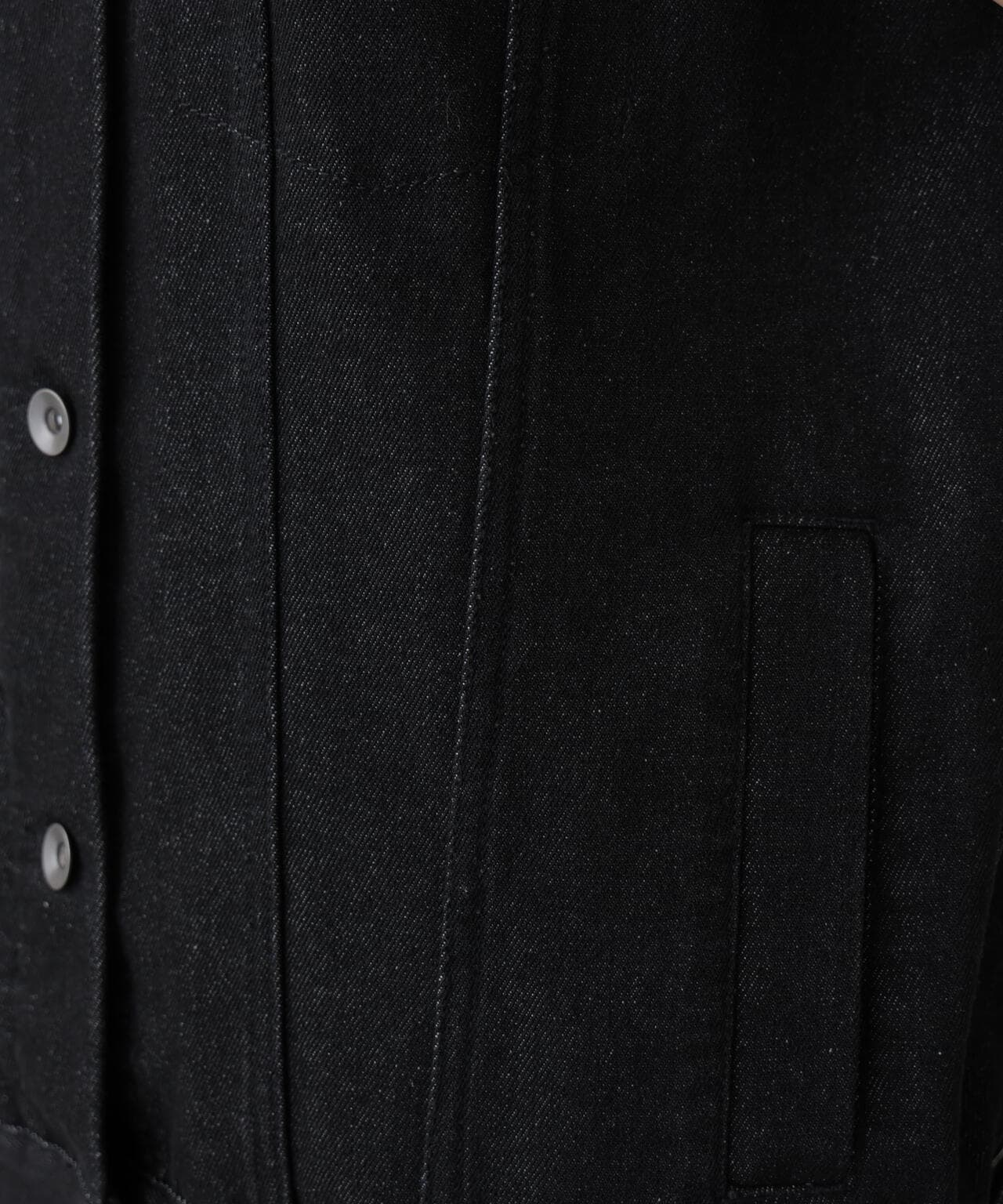 ミドル丈デニムベスト