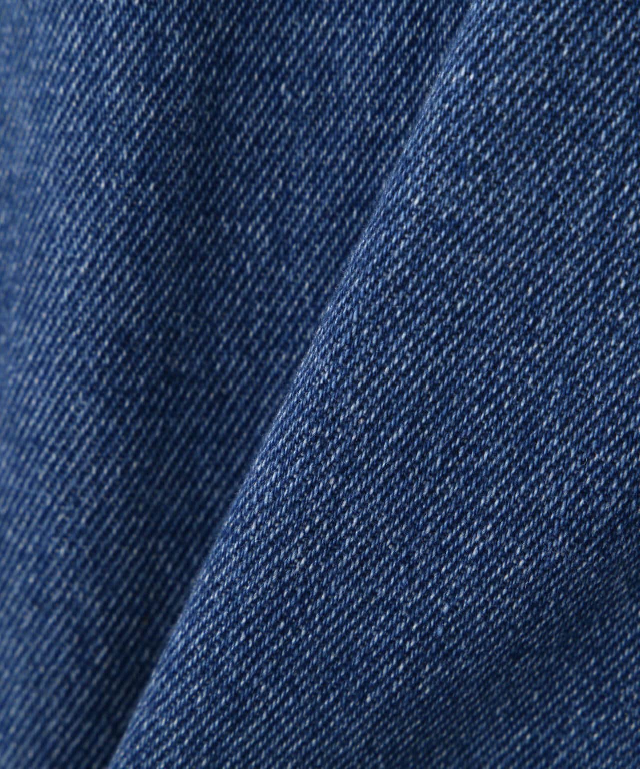 ミドル丈デニムベスト