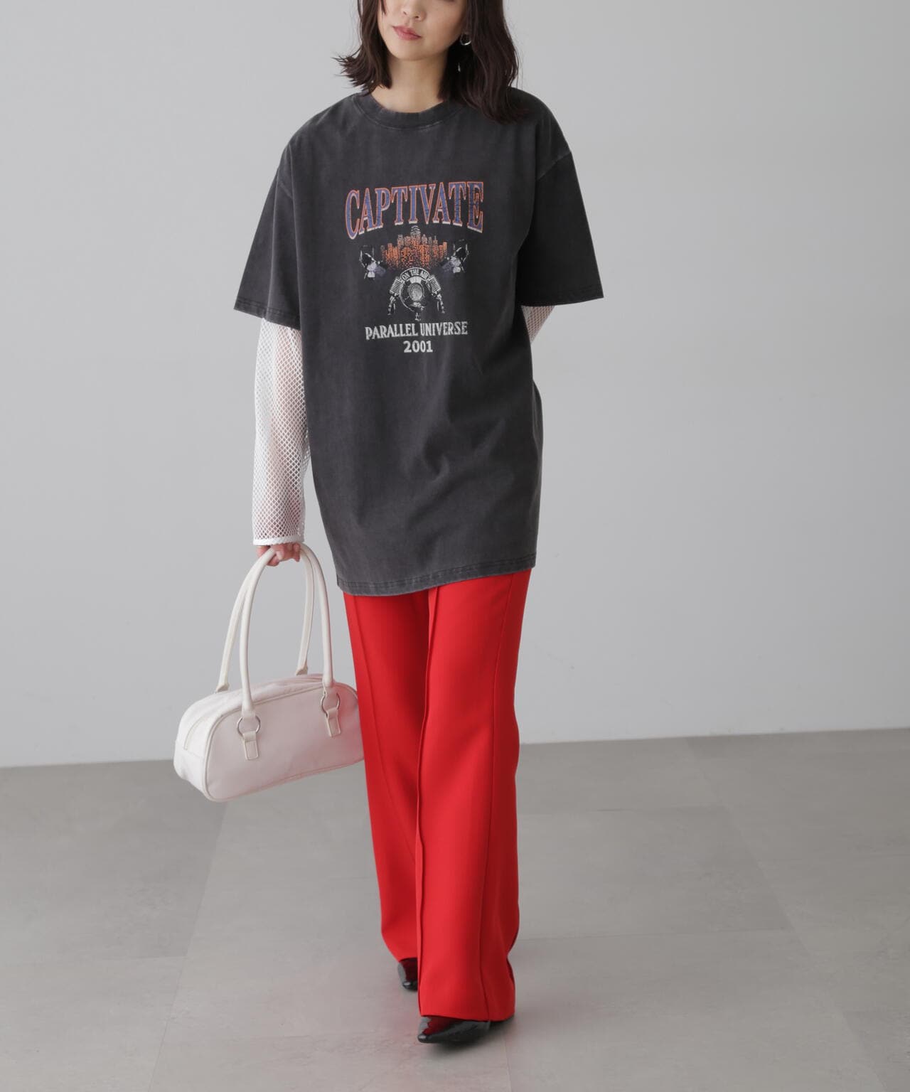 ヴィンテージライクプリントTシャツ