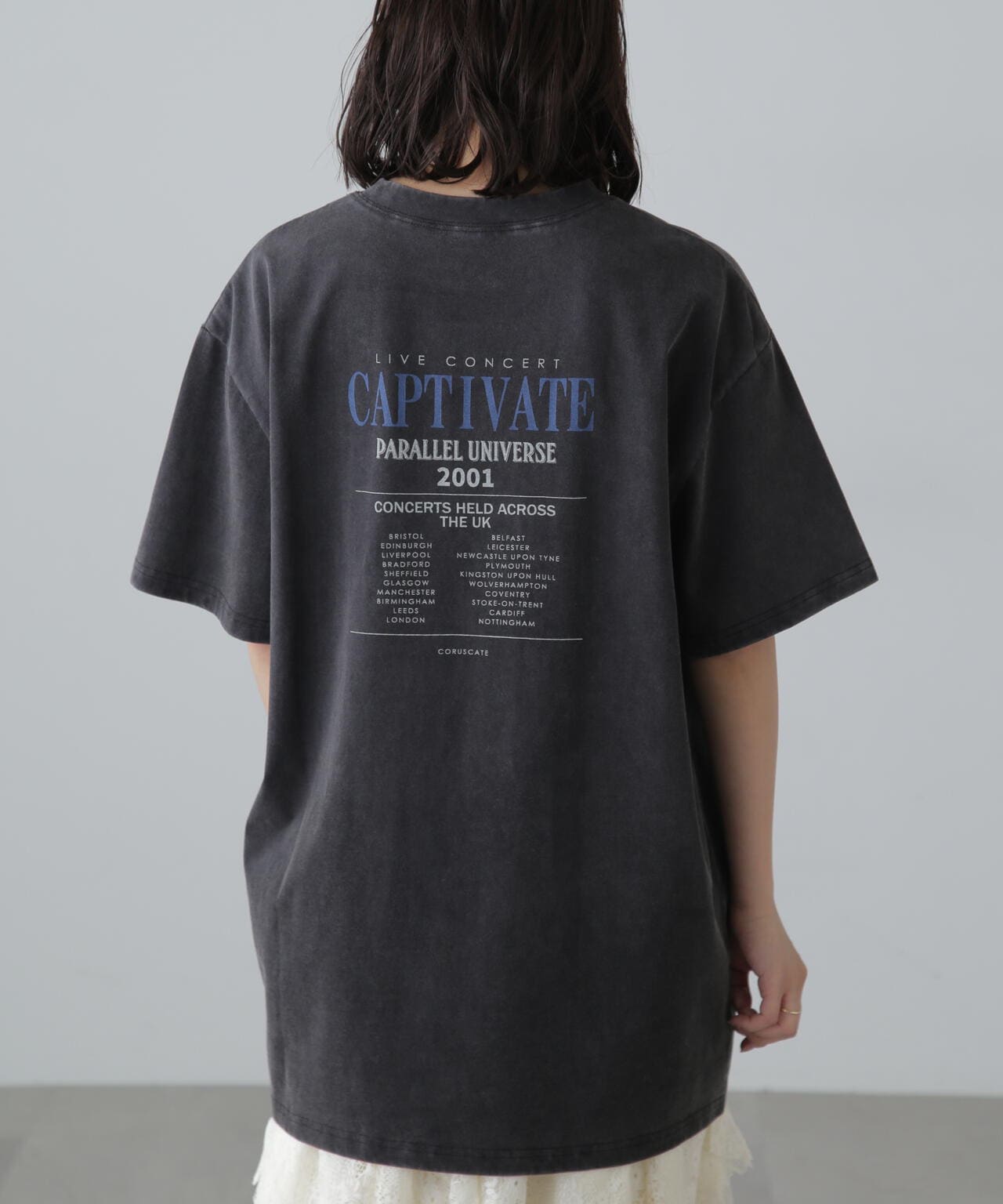 ヴィンテージライクプリントTシャツ