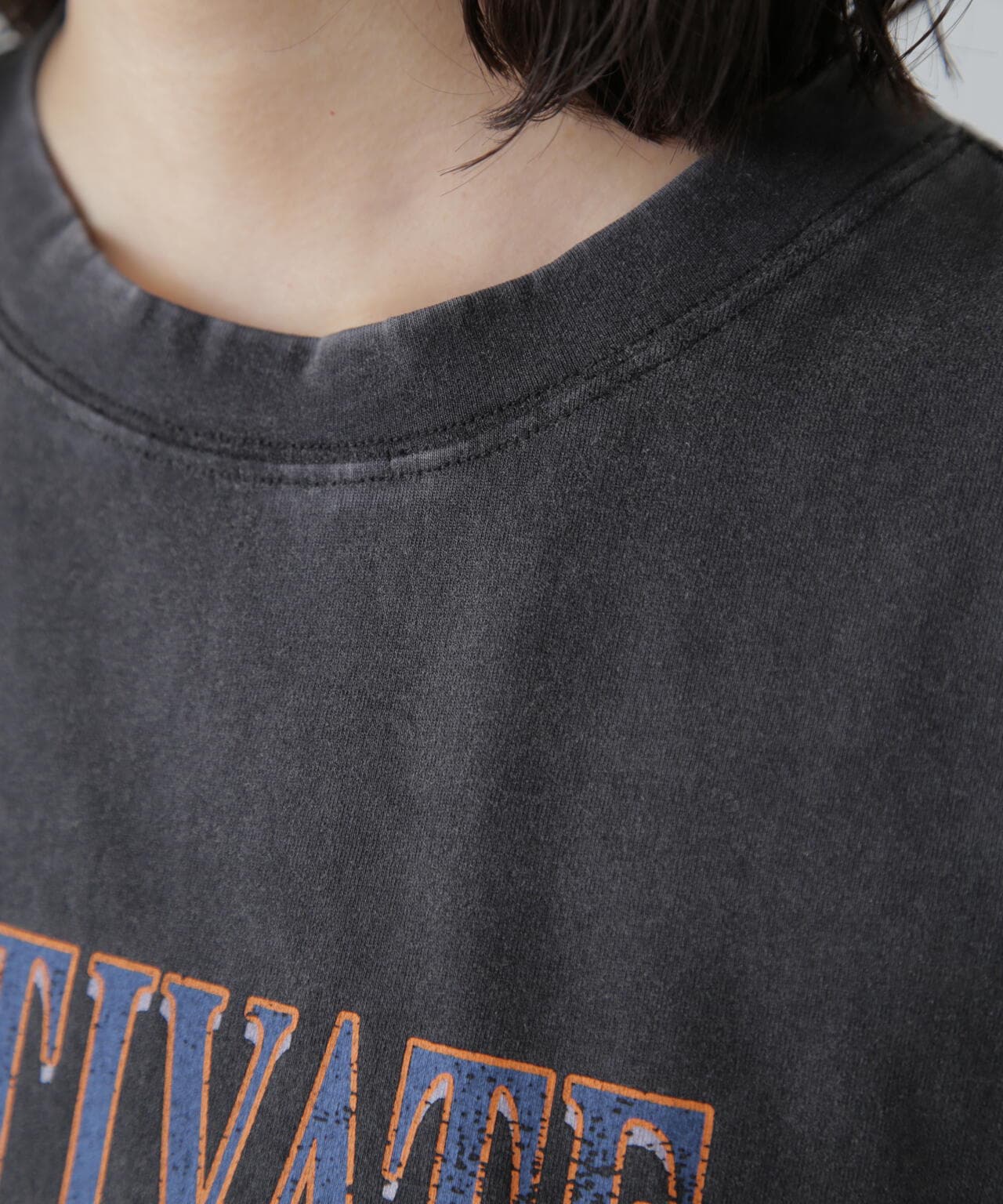 ヴィンテージライクプリントTシャツ