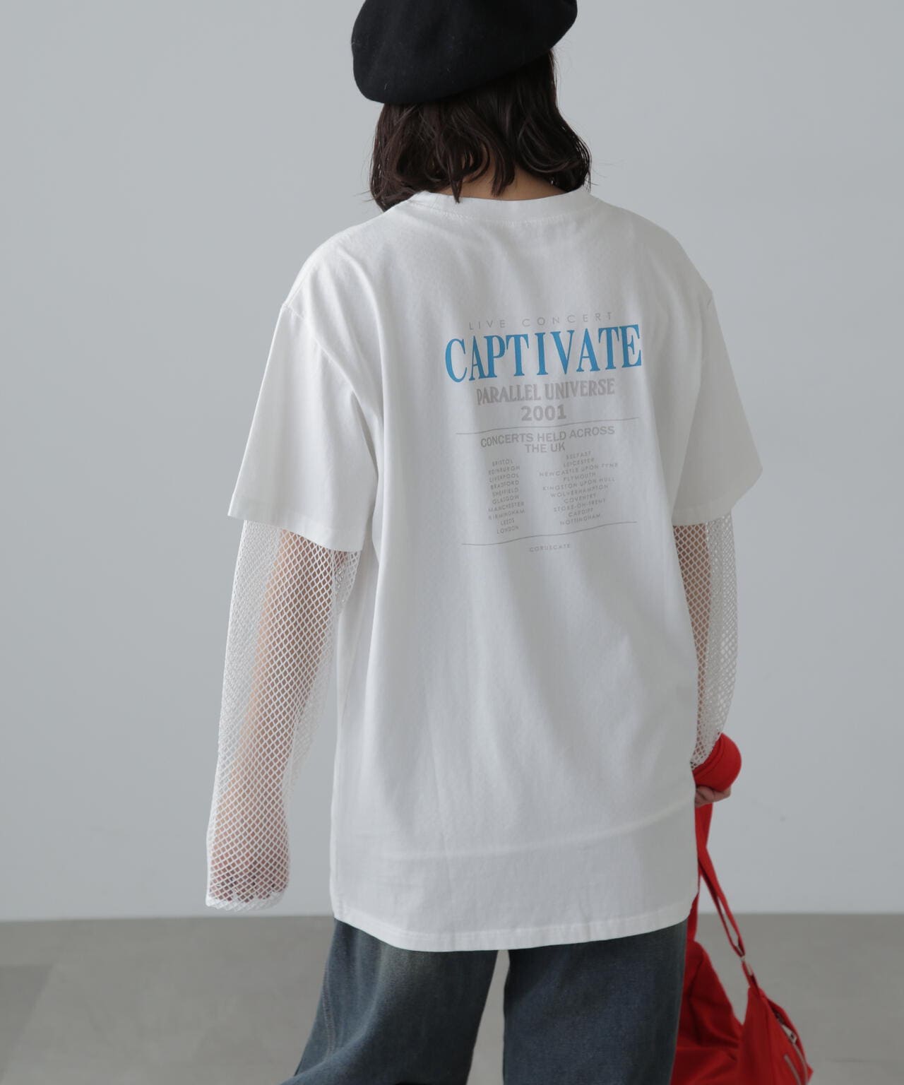ヴィンテージライクプリントTシャツ