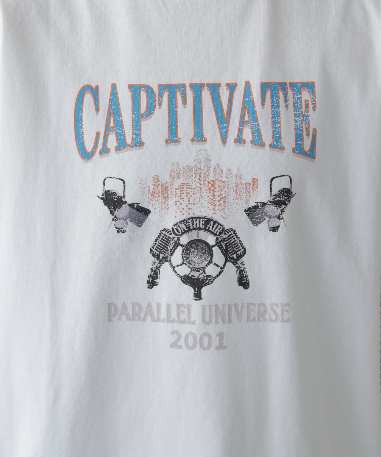 ヴィンテージライクプリントTシャツ