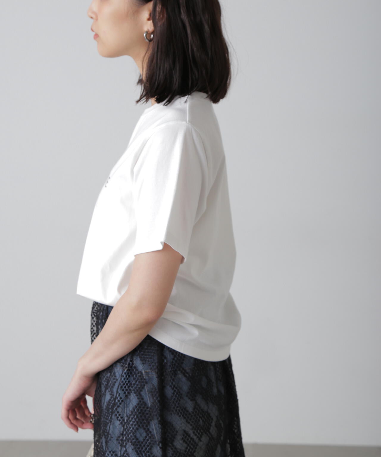 シンプルロゴプリントTシャツ