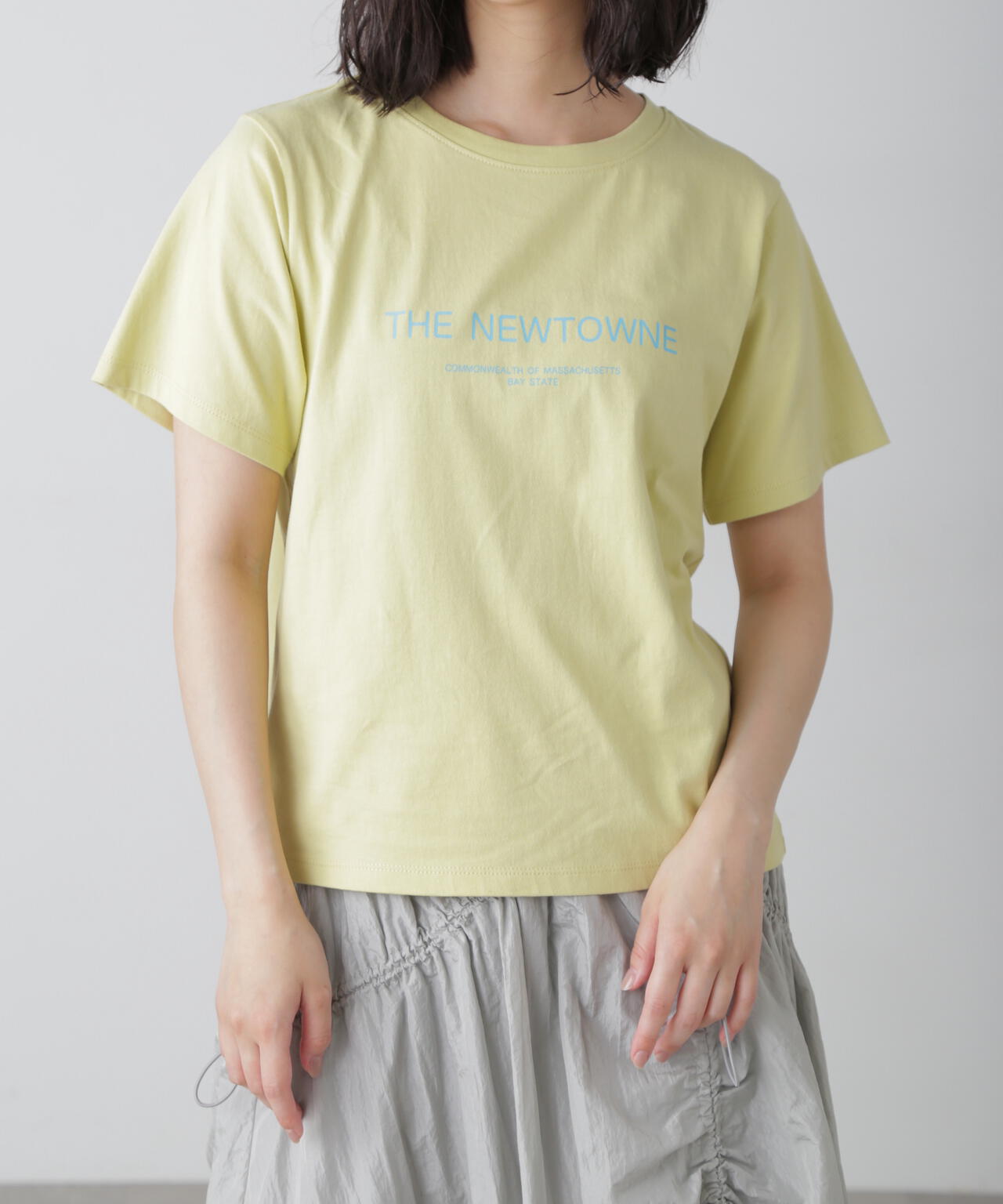 シンプルロゴプリントTシャツ