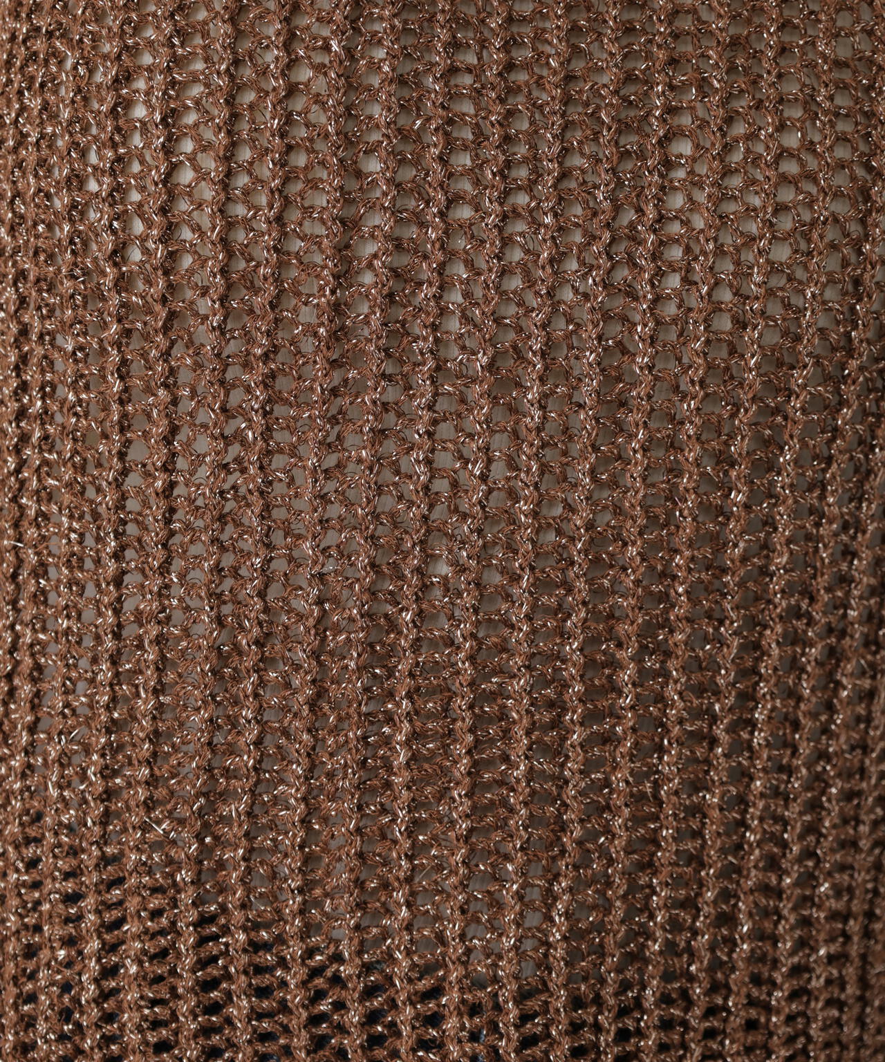 前後2wayラメニットメッシュベスト