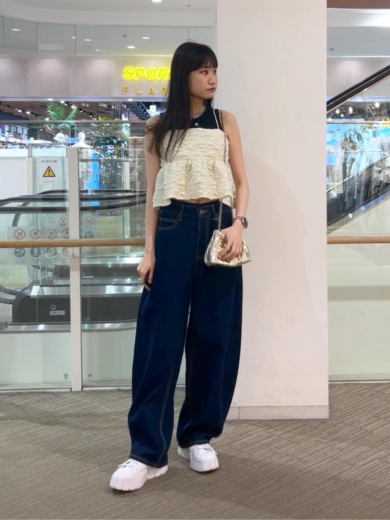 【3サイズ展開XS-M】デニムエッグパンツ【低身長サイズ有】