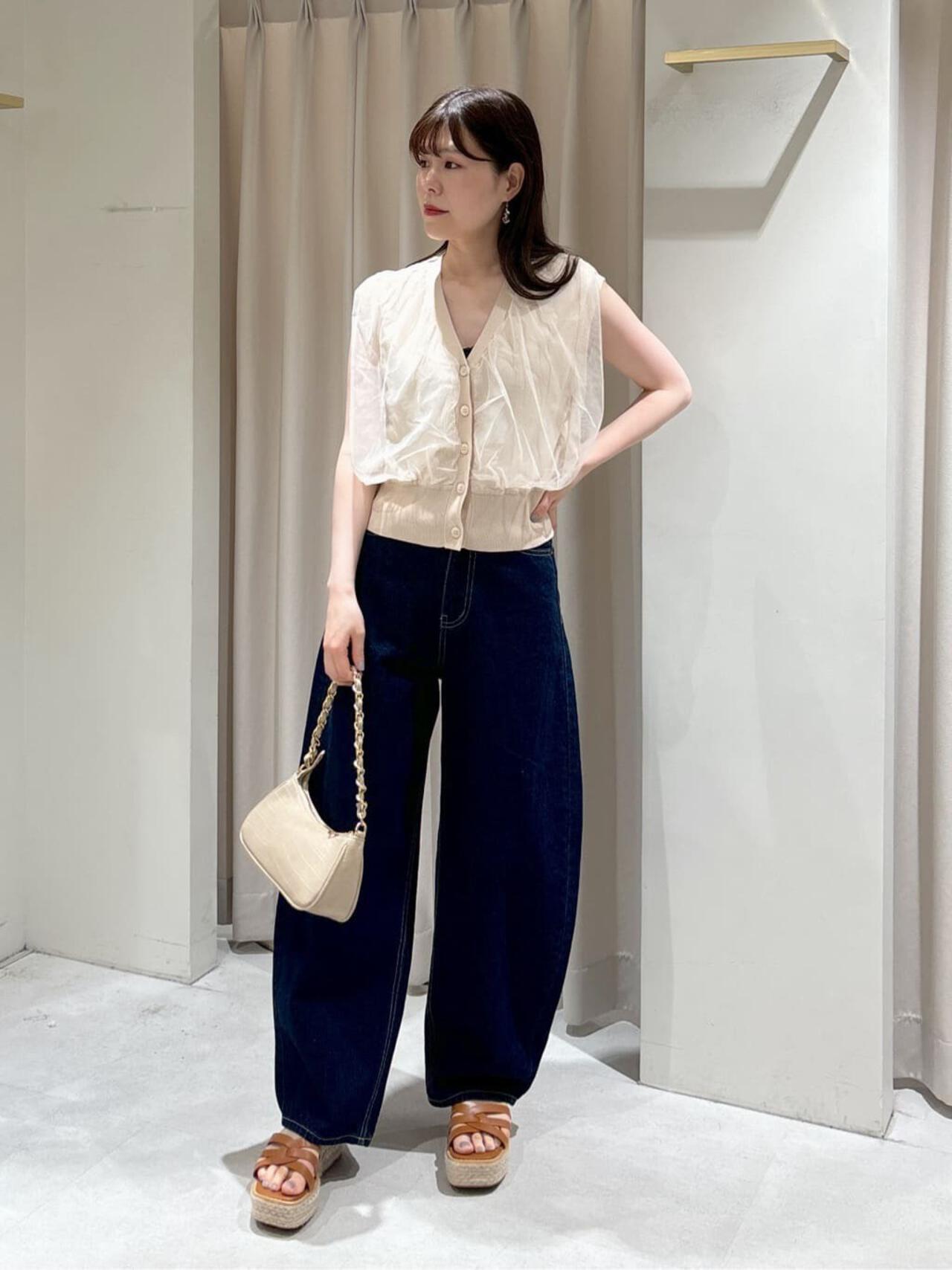 【3サイズ展開XS-M】デニムエッグパンツ【低身長サイズ有】