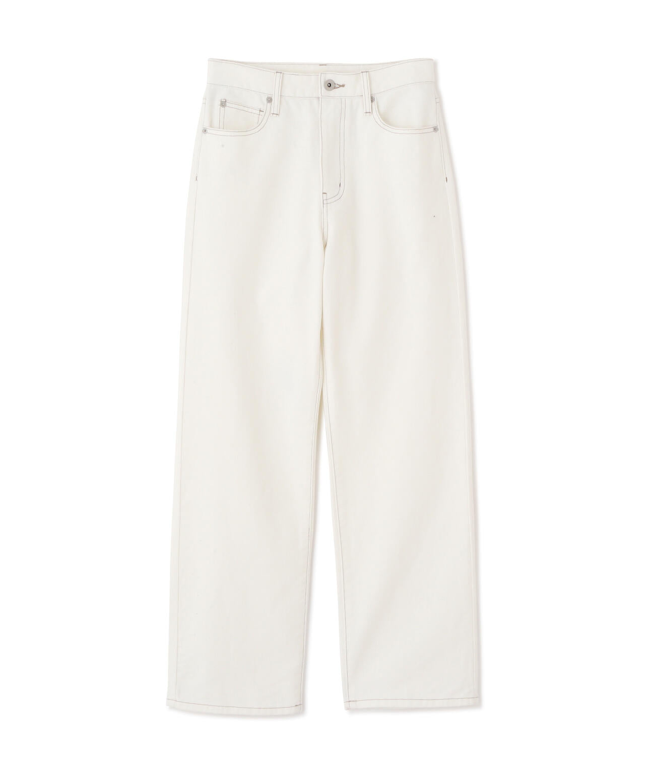 【4サイズ展開XS-L】ストレートデニムパンツ【低身長サイズ有】