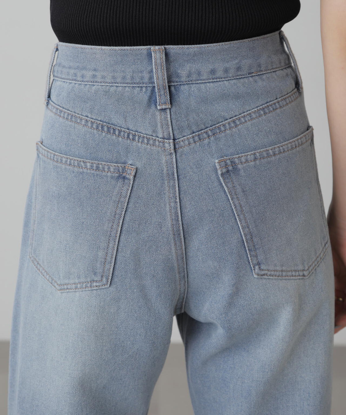【一部追加生産予約】【4サイズ展開XS-L】ストレートデニムパンツ【低身長サイズ有】