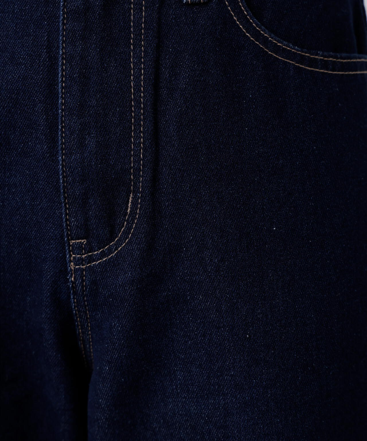 【4サイズ展開XS-L】ストレートデニムパンツ【低身長サイズ有】