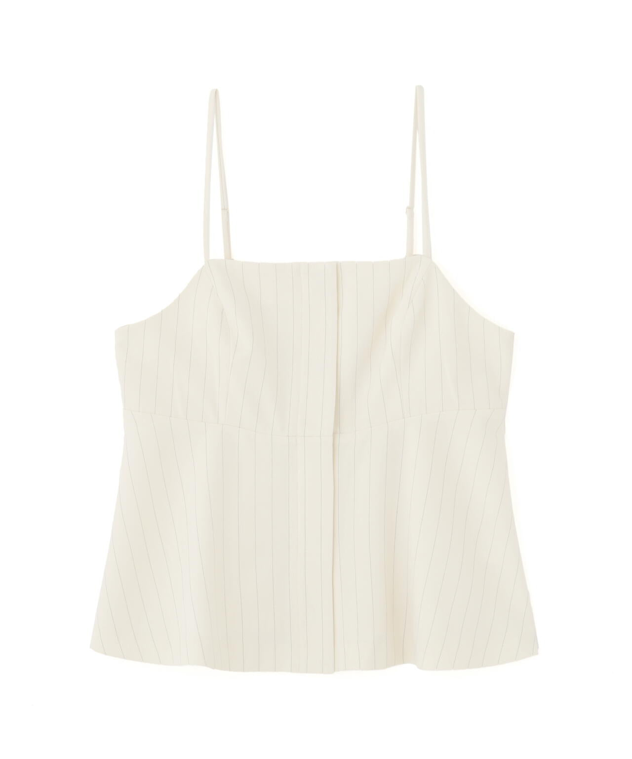 〈セットアップ対応〉ペプラムキャミソールビスチェ