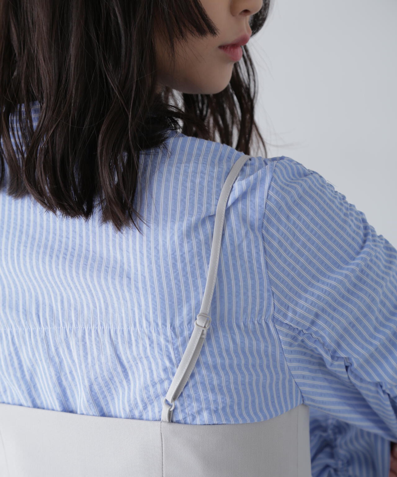 〈セットアップ対応〉ペプラムキャミソールビスチェ