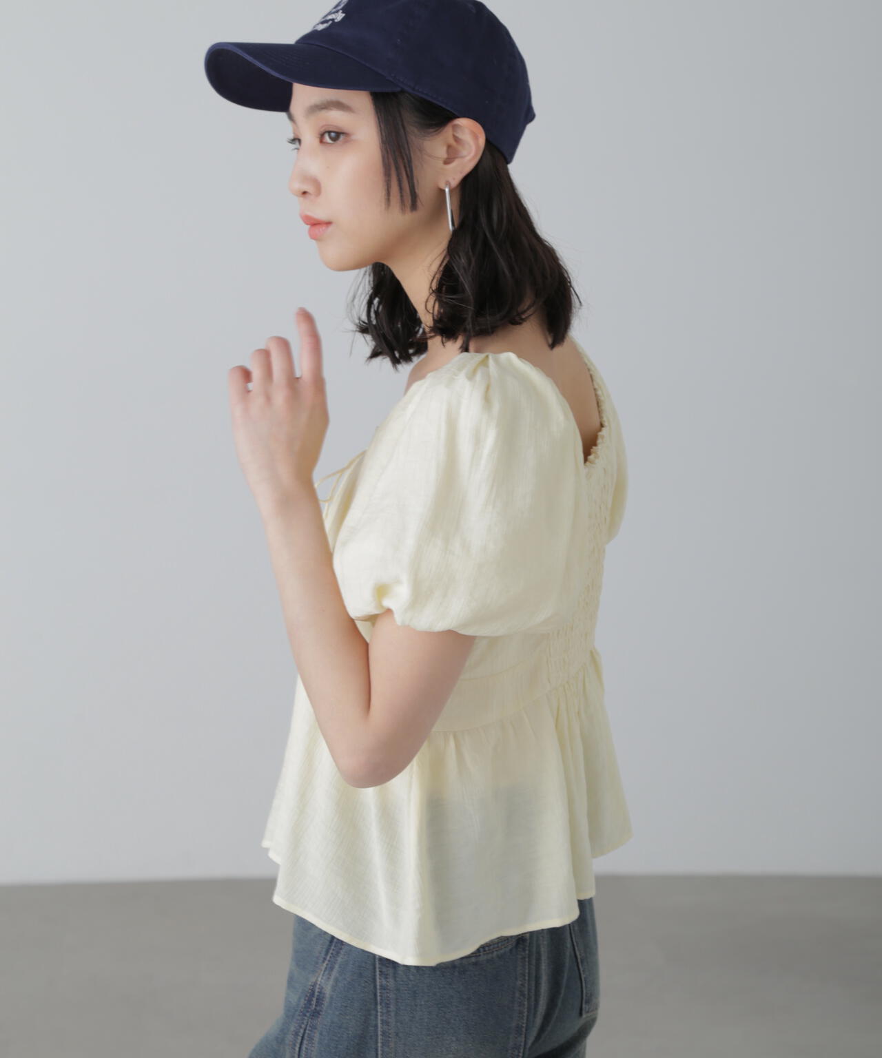 2wayオフショルブラウス