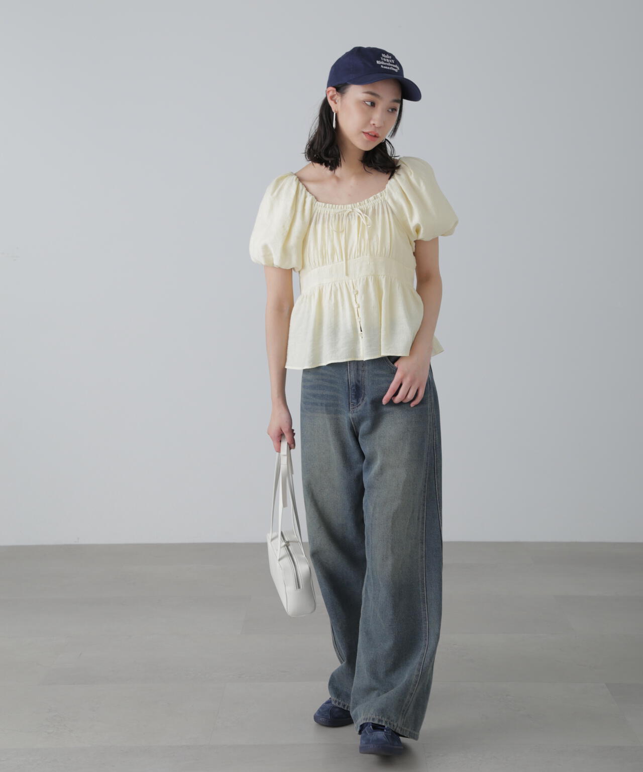 2wayオフショルブラウス