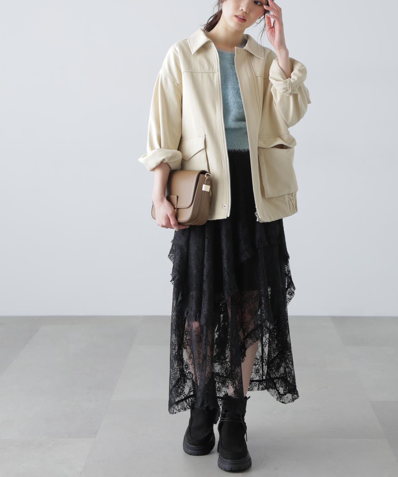 イレヘムレーススカート