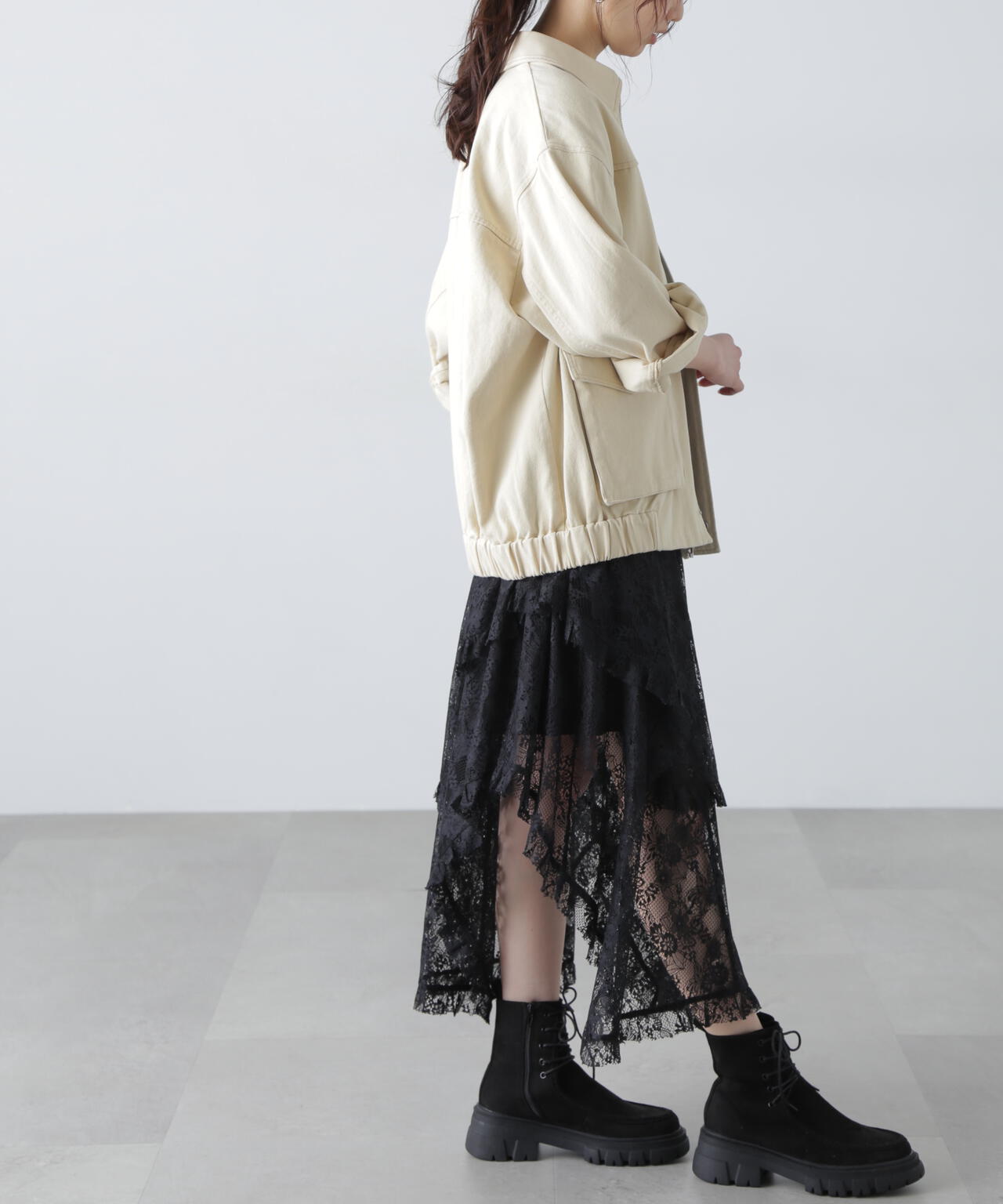 イレヘムレーススカート