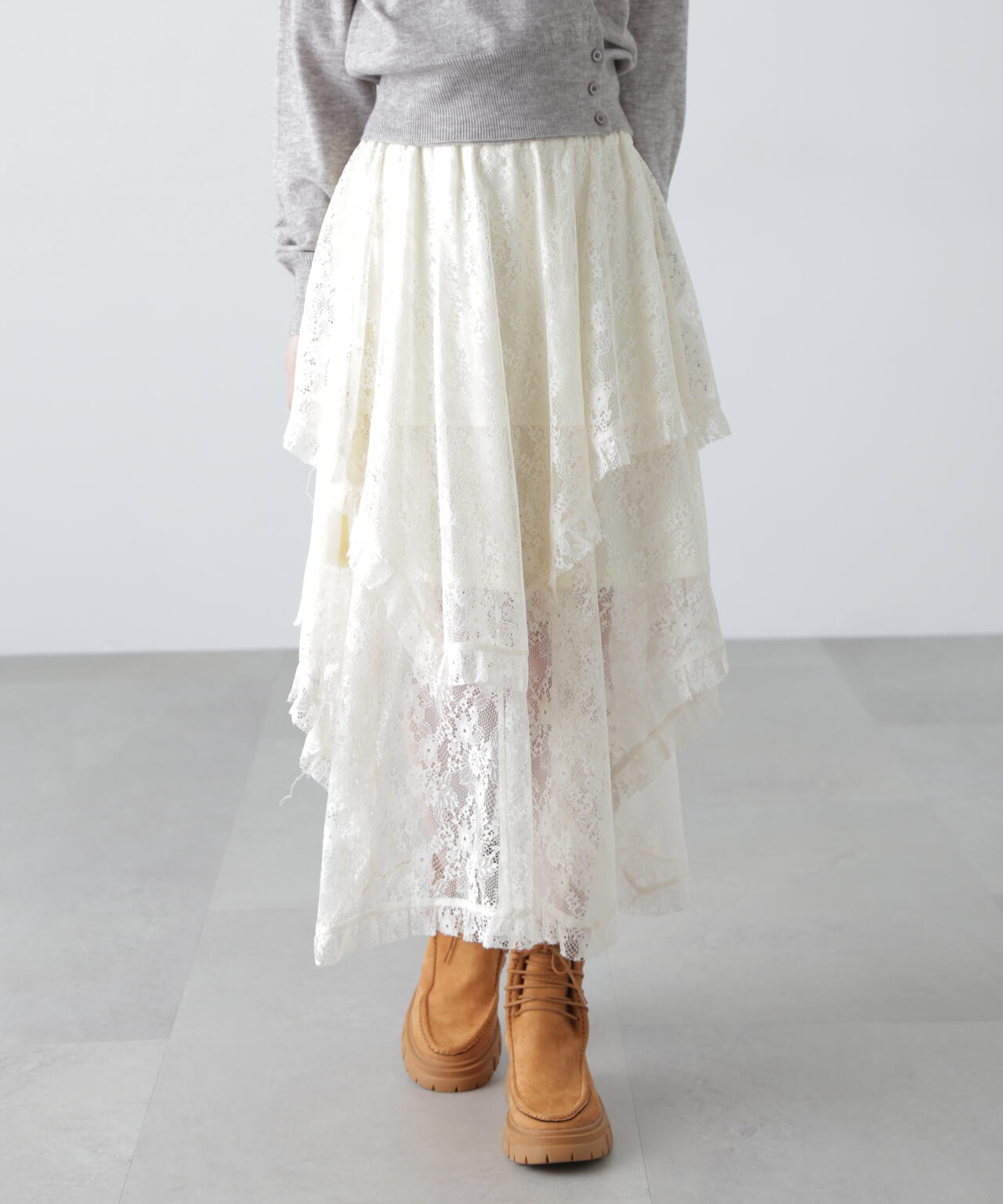 イレヘムレーススカート