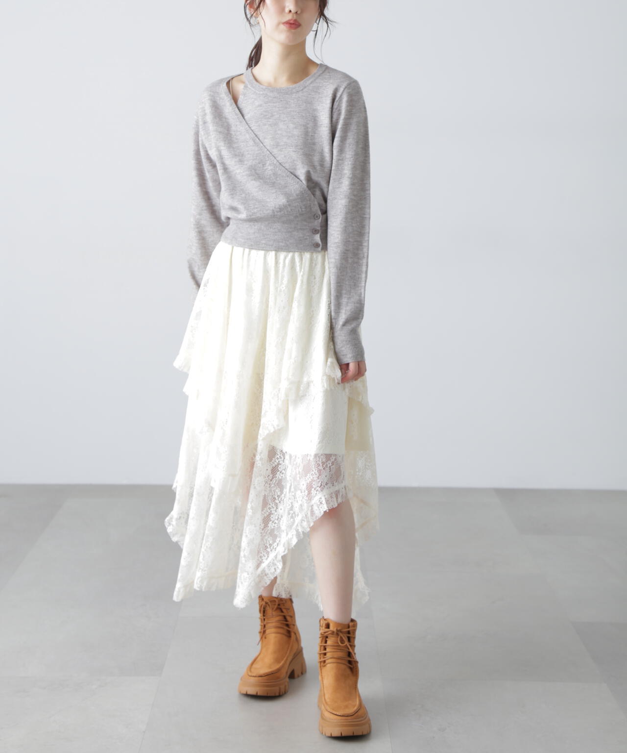 イレヘムレーススカート