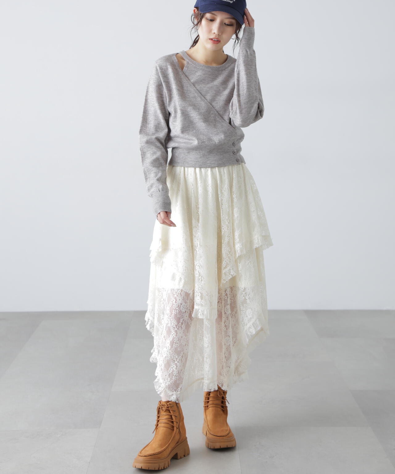 イレヘムレーススカート