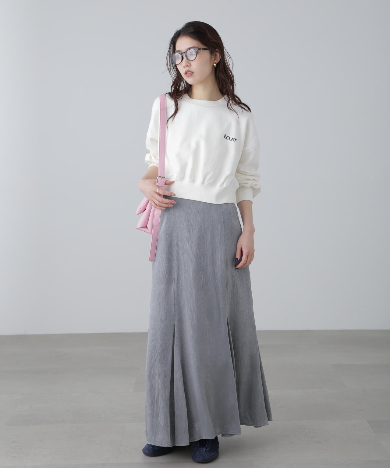【3サイズ展開XS-M】シャイニーフレアマーメイドスカート【低身長サイズ有】