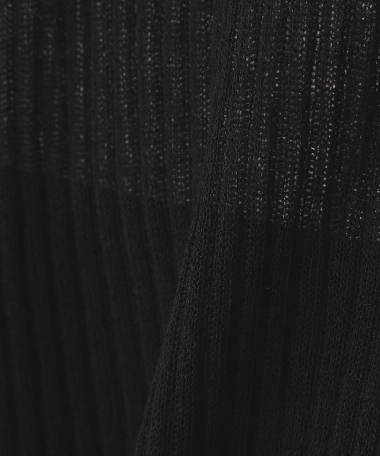 シアーリブニットカーディガン