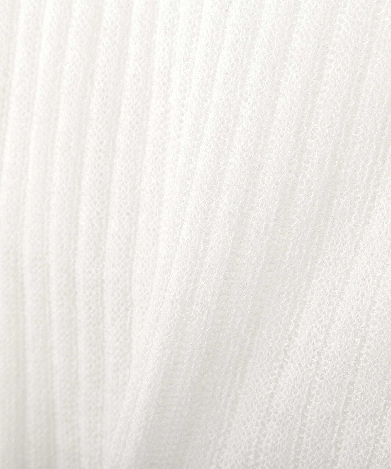 シアーリブニットカーディガン