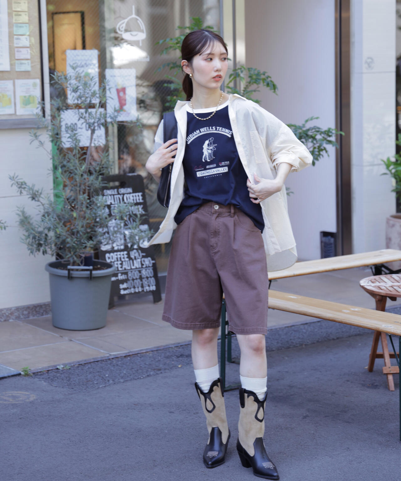 ナイロンベーシックシャツ