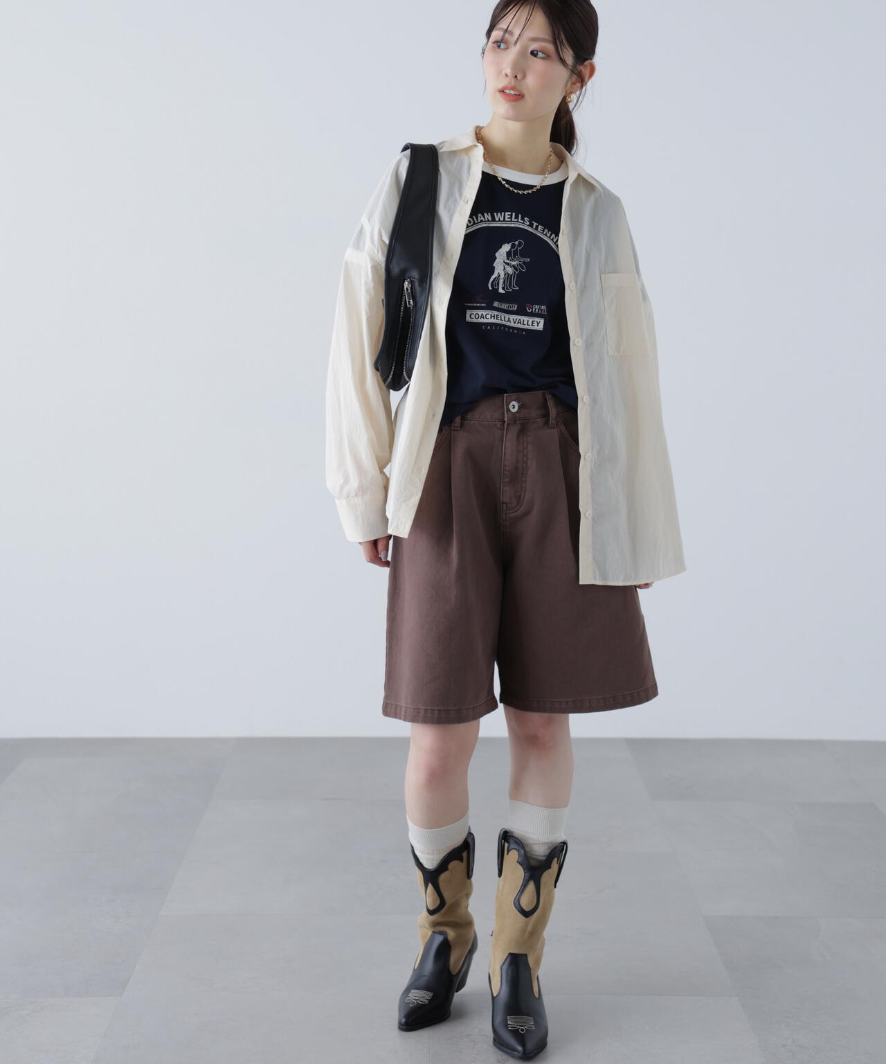 ナイロンベーシックシャツ